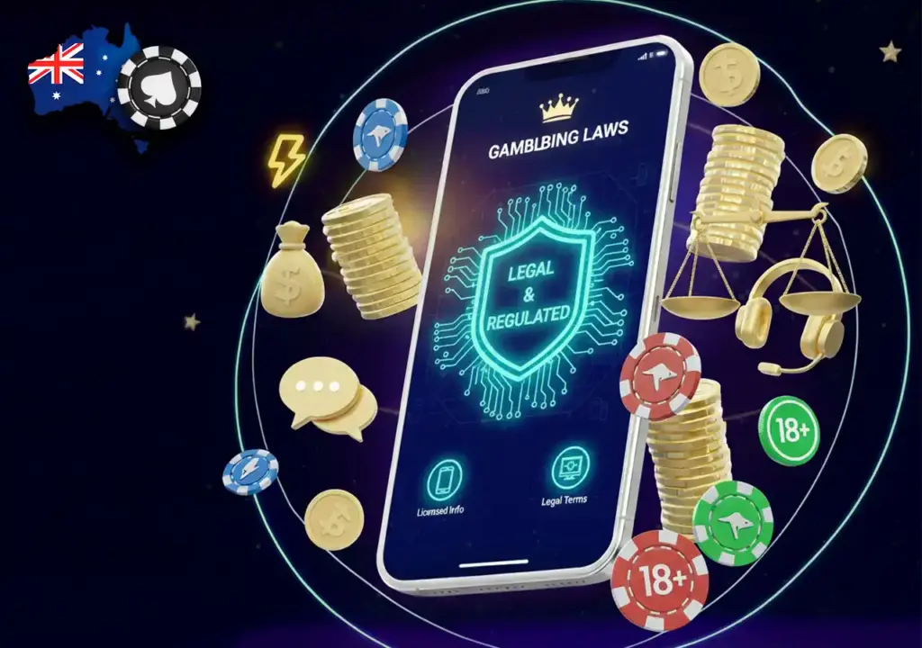 Legal scales and a document icon with minimal line graphics